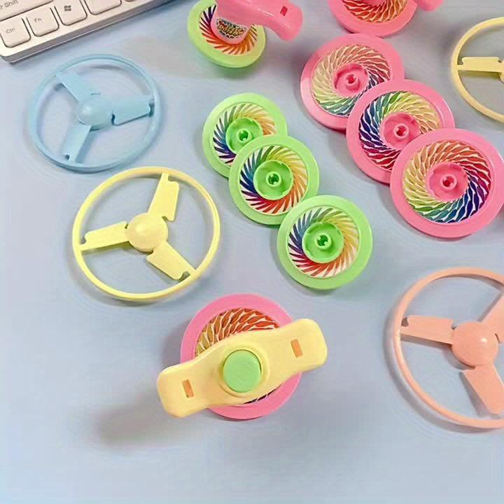 4pcs Set Unique Gyroscope Toys Outdoor Halloween Christmas Birthday