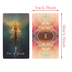 English Deck Tarot Runes Divination Cards 12x7cm