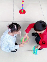 Ring Trap Tower Game Indoor Outdoor Educational Toy