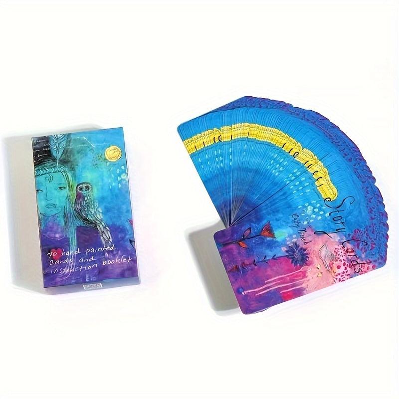 70pcs Story Oracle Cards with Guidebook Portable Christmas Tarot Card Game