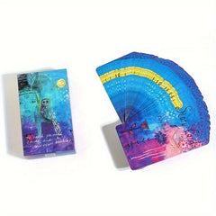 70pcs Story Oracle Cards with Guidebook Portable Christmas Tarot Card Game