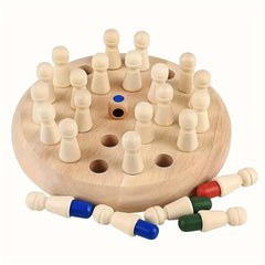 Wooden Memory Chess Parent-child Interactive Fun Games