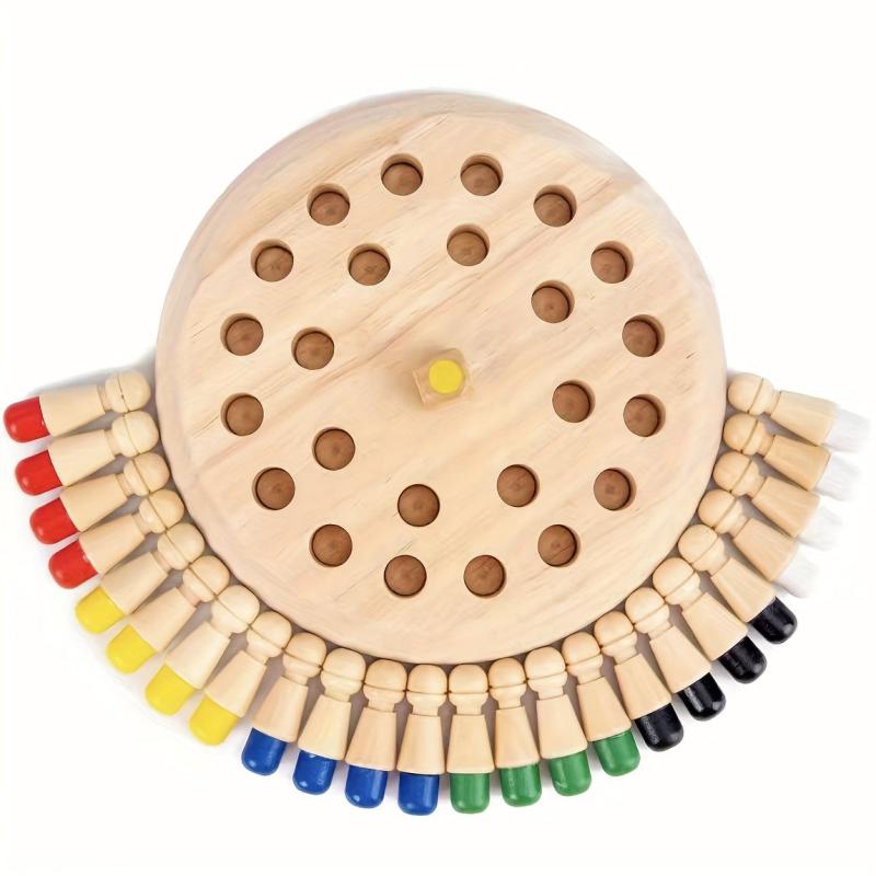 Wooden Memory Chess Parent-child Interactive Fun Games