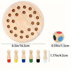 Wooden Memory Chess Parent-child Interactive Fun Games