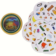 Spot Camping Game Card for Outdoor Fun