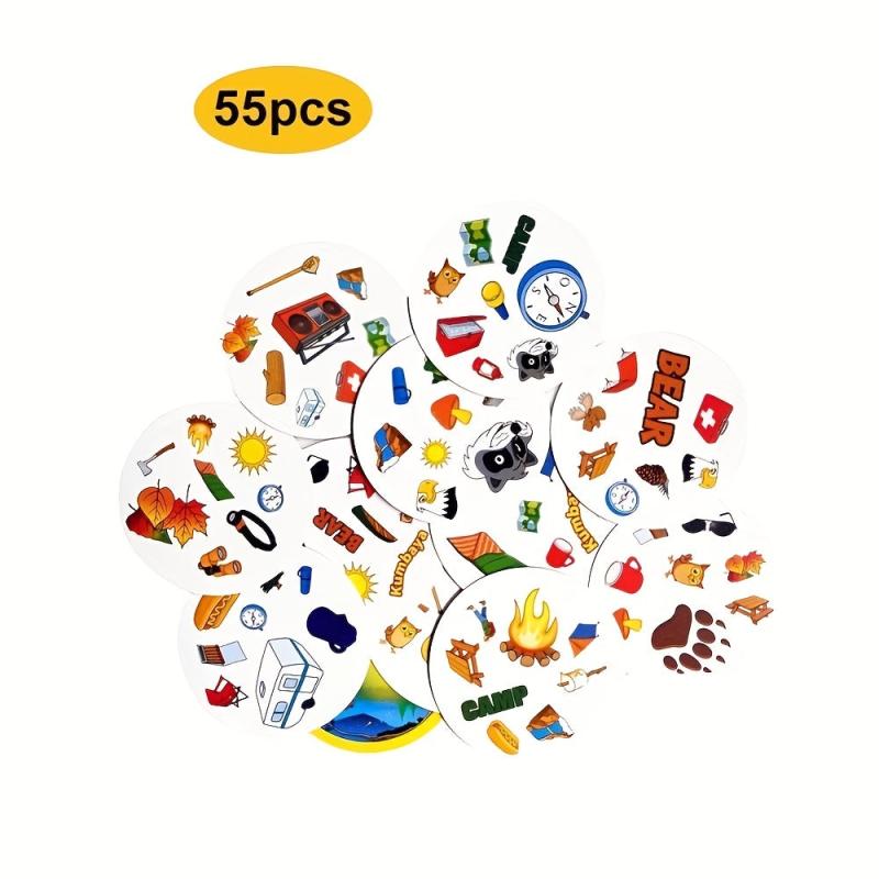 Spot Camping Game Card for Outdoor Fun