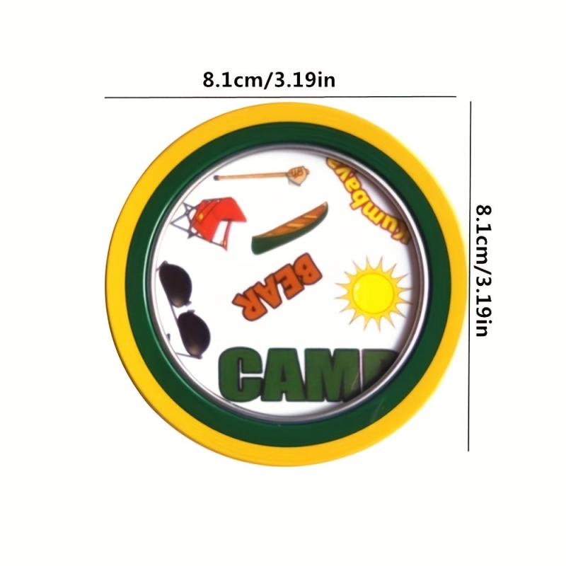 Spot Camping Game Card for Outdoor Fun