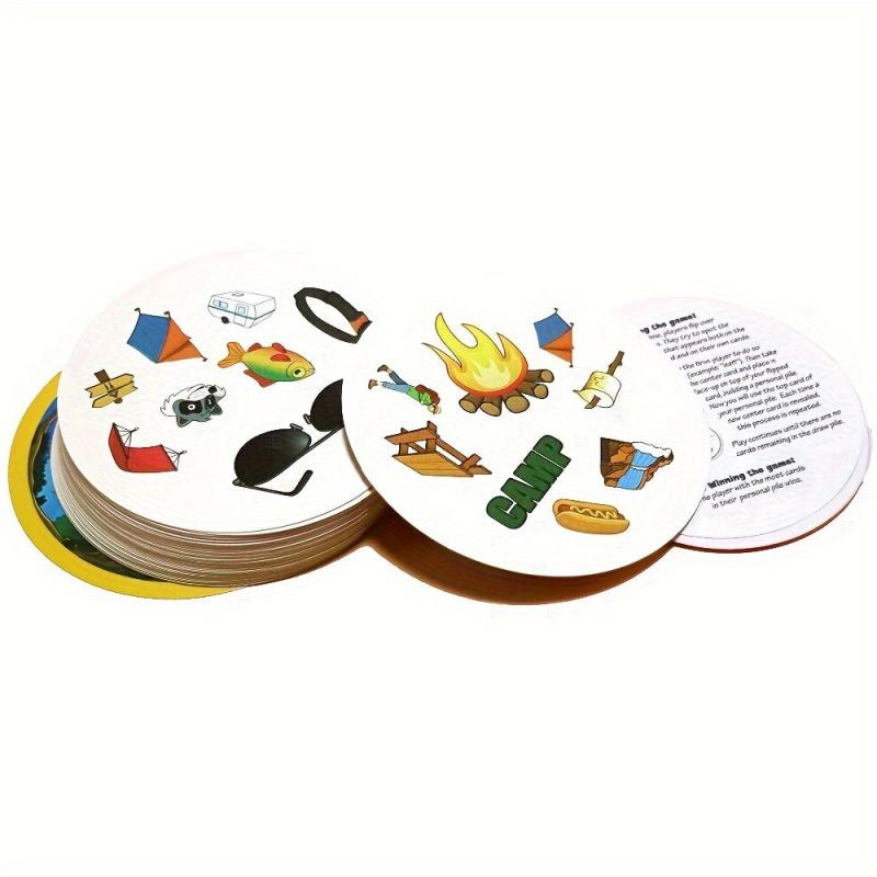 Spot Camping Game Card for Outdoor Fun