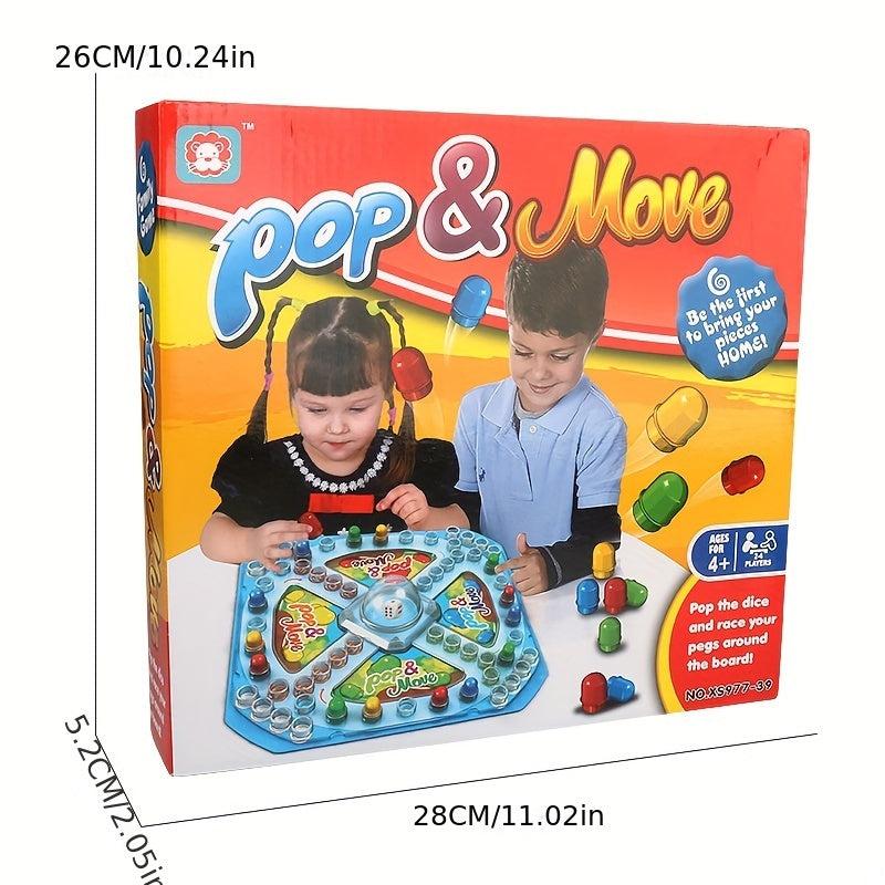 Interactive Flying Chess Board Game with Parent-child Puzzle