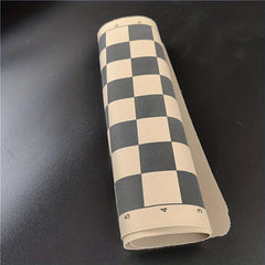 10 63in Int'l Chess Board Foldable Leather Fleece Material Checker