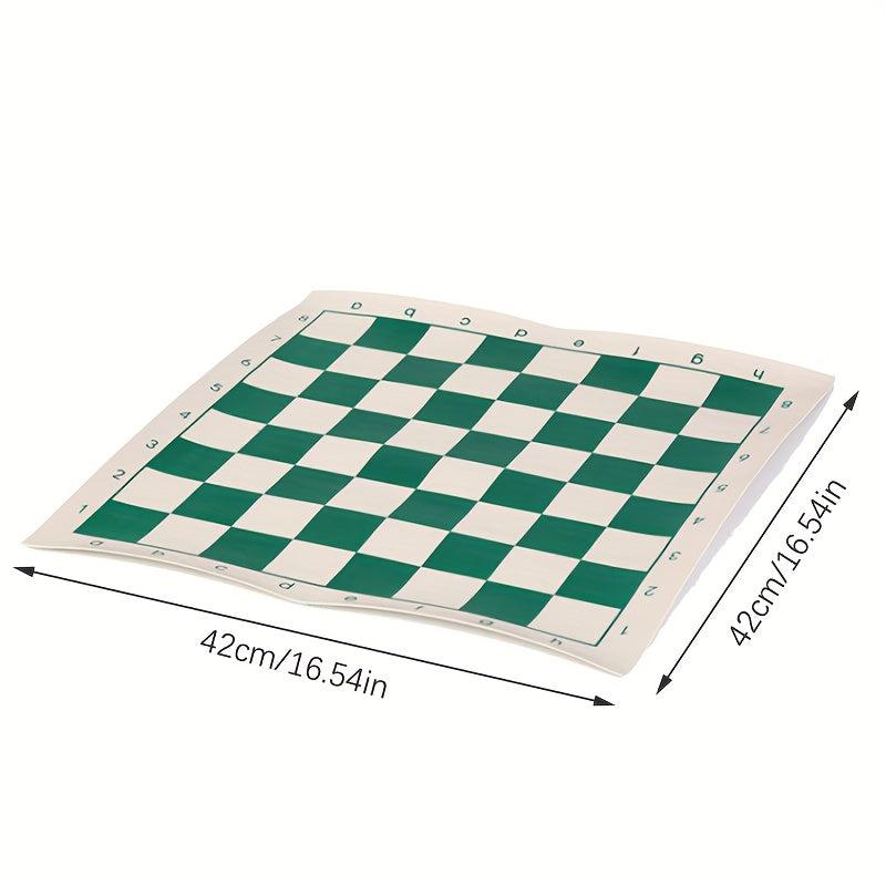 16x16 inch Chess Board Educational Games Green