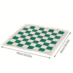 16x16 inch Chess Board Educational Games Green