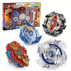 XD168 1 Burst Gyroscope Toy Combat Disc Set 4 in 1 Handle Launcher