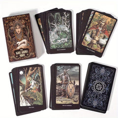 Slavic Legends Tarot Vintage Style Patterned Deck Cards