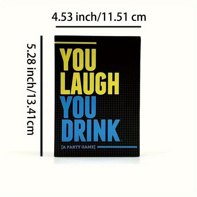 You Laugh You Drink Drinking Game Family Gathering Fun Party Board Games