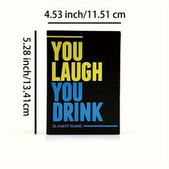 You Laugh You Drink Drinking Game Family Gathering Fun Party Board Games