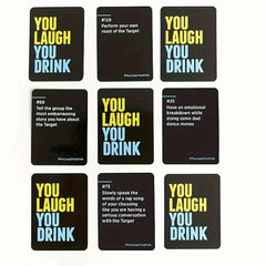 You Laugh You Drink Drinking Game Family Gathering Fun Party Board Games