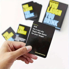 You Laugh You Drink Drinking Game Family Gathering Fun Party Board Games