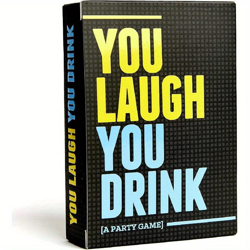 You Laugh You Drink Drinking Game Family Gathering Fun Party Board Games