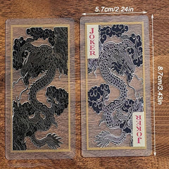 Transparent PVC Waterproof Playing Cards for Home Party Travel Table Games