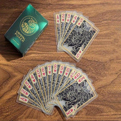 Transparent PVC Waterproof Playing Cards for Home Party Travel Table Games