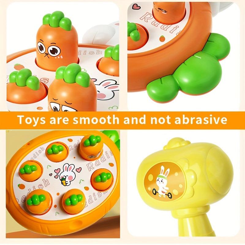 Radish Beating Toy for Parent Child Interaction, Christmas Halloween Gift