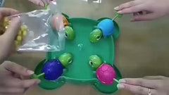Turtle Eating Bean Toy for Kids, Parent-child Interactive Desktop Game