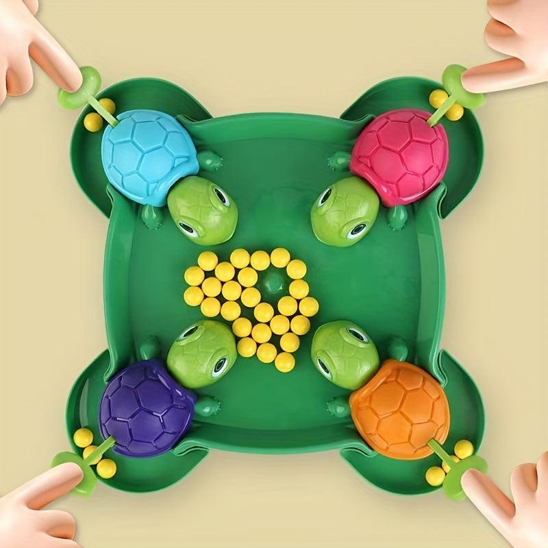 Turtle Eating Bean Toy for Kids, Parent-child Interactive Desktop Game