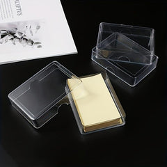 Clear Plastic Playing Card Deck Box Holder NO Cards