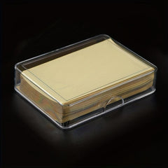 Clear Plastic Playing Card Deck Box Holder NO Cards