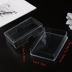 Clear Plastic Playing Card Deck Box Holder NO Cards