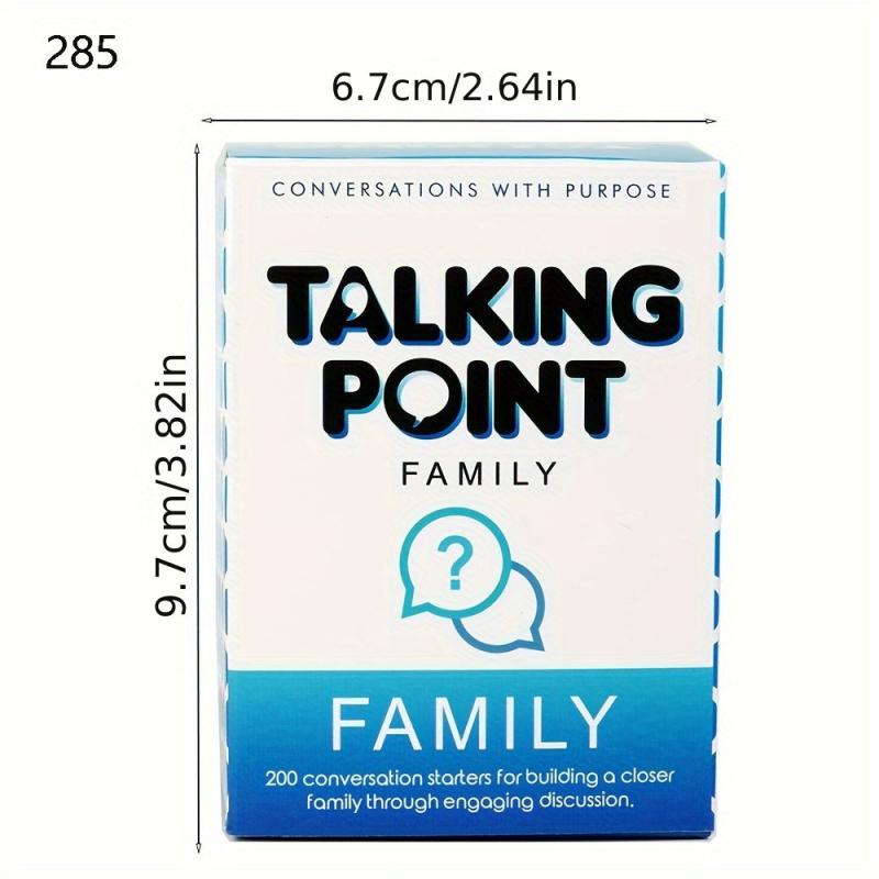 Conversation Cards Family Party Game Great for Dinner 200pcs