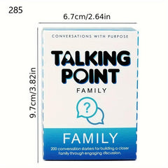Conversation Cards Family Party Game Great for Dinner 200pcs