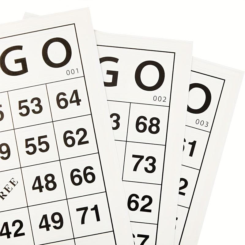 60 Reusable Bingo Cards for Kids & Adults - Ideal for Parties & Events