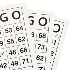 60 Reusable Bingo Cards for Kids & Adults - Ideal for Parties & Events