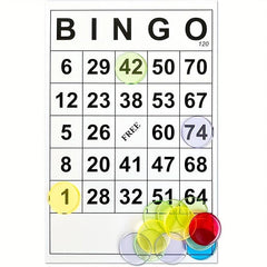 60 Reusable Bingo Cards for Kids & Adults - Ideal for Parties & Events
