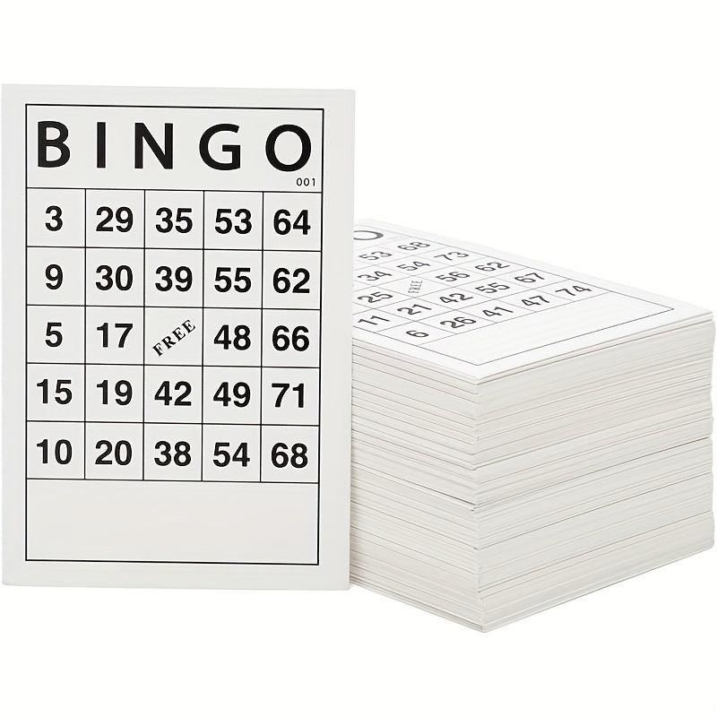 60 Reusable Bingo Cards for Kids & Adults - Ideal for Parties & Events