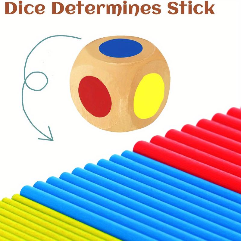 Wooden Stick Toys for Family Balance and Patience Training