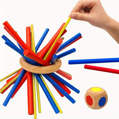 Wooden Stick Toys for Family Balance and Patience Training