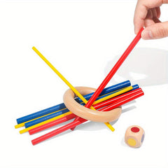 Wooden Stick Toys for Family Balance and Patience Training