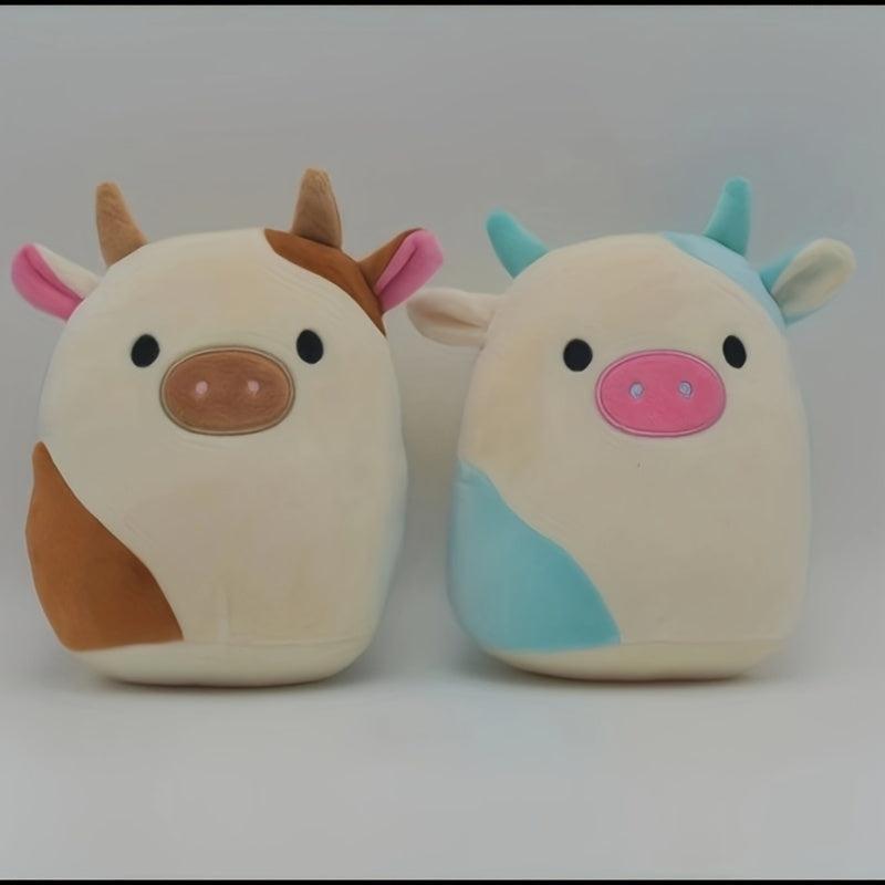 Cow Pillow Little Doll Plush Toy Soft Doll Cloth Doll Pillow Birthday Gift