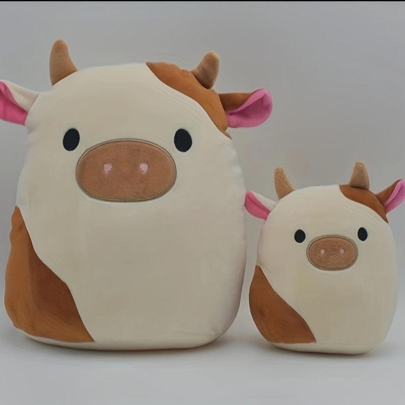 Cow Pillow Little Doll Plush Toy Soft Doll Cloth Doll Pillow Birthday Gift