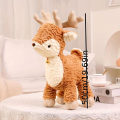 Christmas Elk Plush Doll Funny Decor Indoor Ornaments