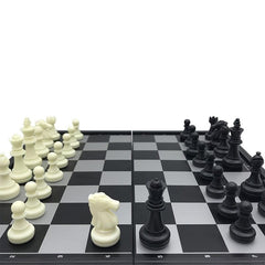 Magnetic Chess & Checkers Board Game