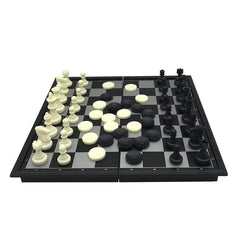 Magnetic Chess & Checkers Board Game