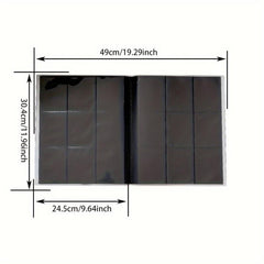 360pcs Pockets Toploader Binder Baseball Game Card Binders