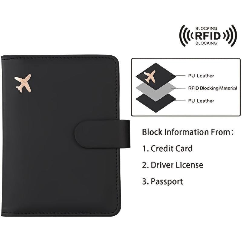 Passport Holder Card Slots Passport Cover For Women Men Waterproof