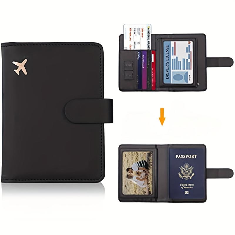 Passport Holder Card Slots Passport Cover For Women Men Waterproof