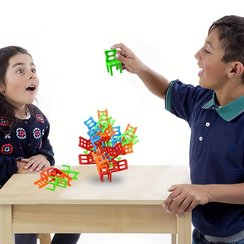 48pcs Stacking Chairs Game for Kids