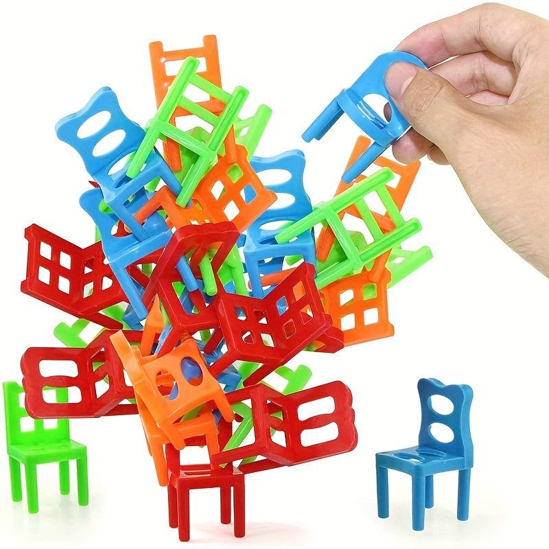 48pcs Stacking Chairs Game for Kids